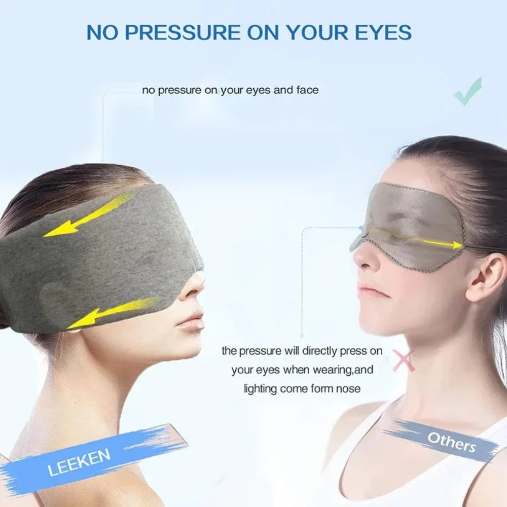 Premium Light Blocking Sleep Eye Mask With Adjustable Strap