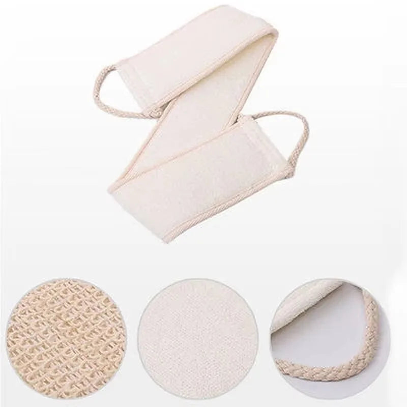 Premium Cotton Hemp Exfoliating Bath Shower Body Scrubbing Glove