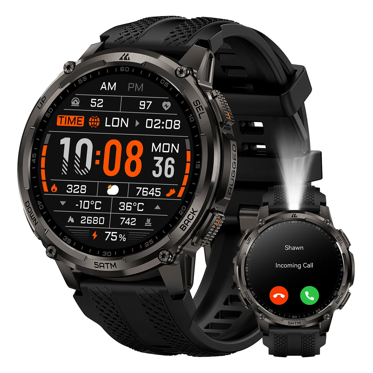 KOSPET T4C Rugged Smartwatch With GPS Fitness Health Tracking