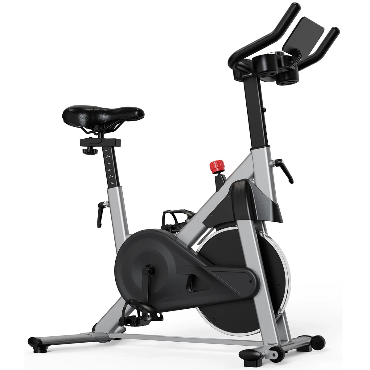 LACUFFY Magnetic Resistance Exercise Bike With Bluetooth Connectivity
