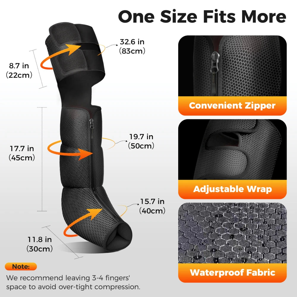 Nekteck Leg Compression Massager With Heat And Air Massage