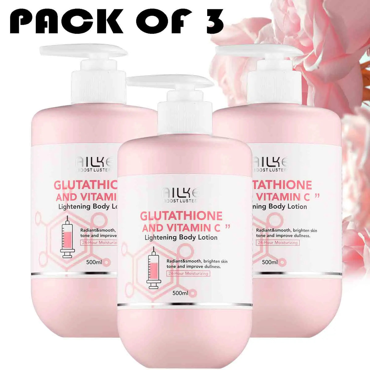 AILKE Glutathione And Vitamin C Skincare Set For Brightening