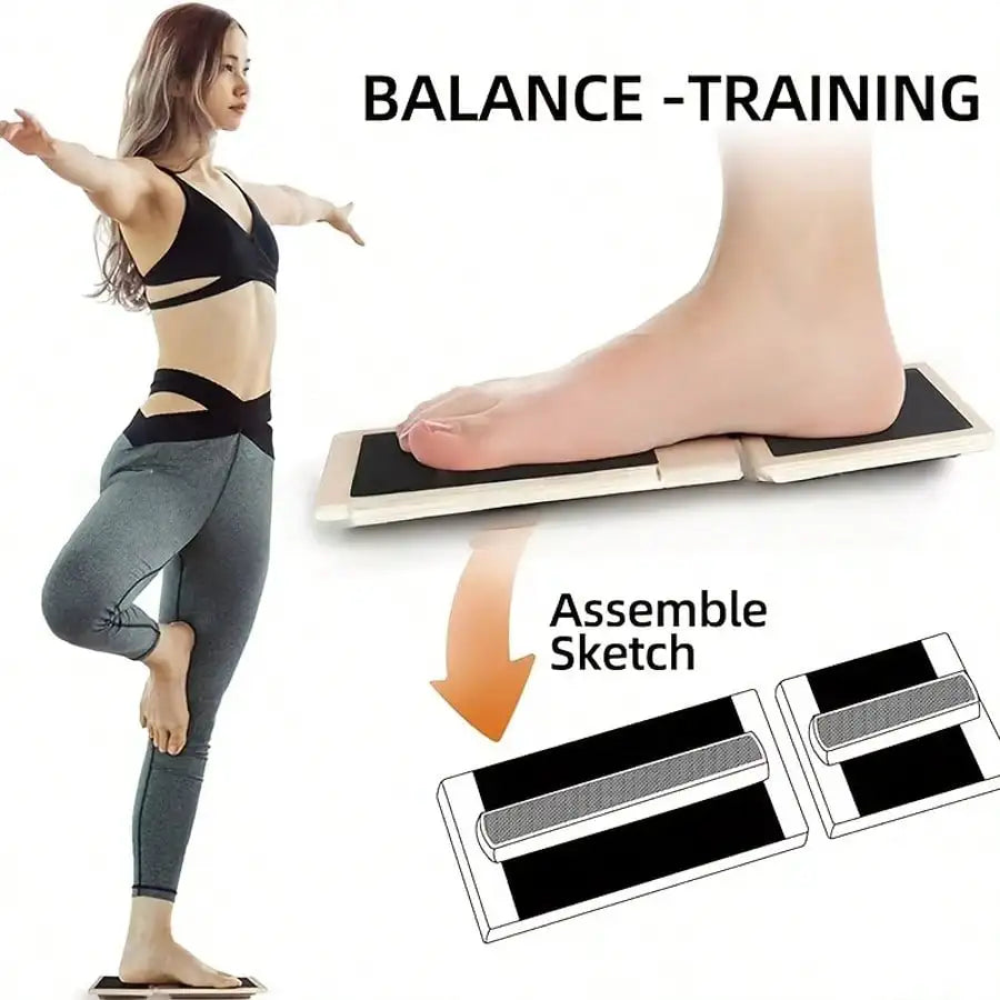 Wooden Ankle Balance Board For Stability And Foot Training
