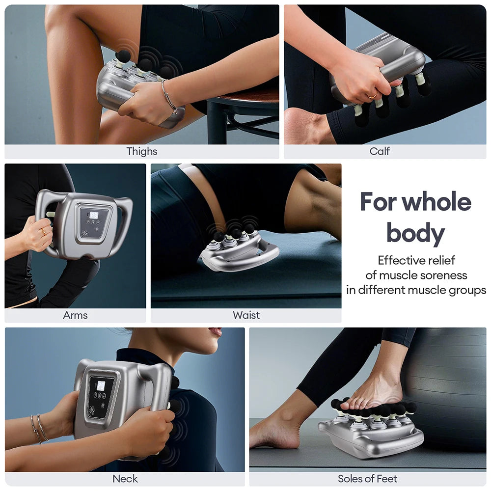 Foreverlily 24 Head High Frequency Body Massage Gun Muscle Therapy