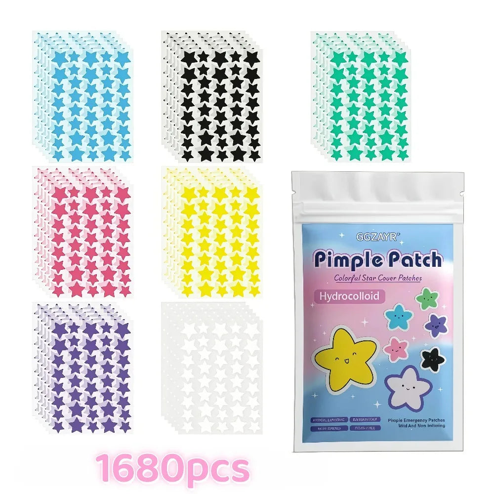 Invisible Hydrocolloid Pimple Patches For Acne Spot Treatment