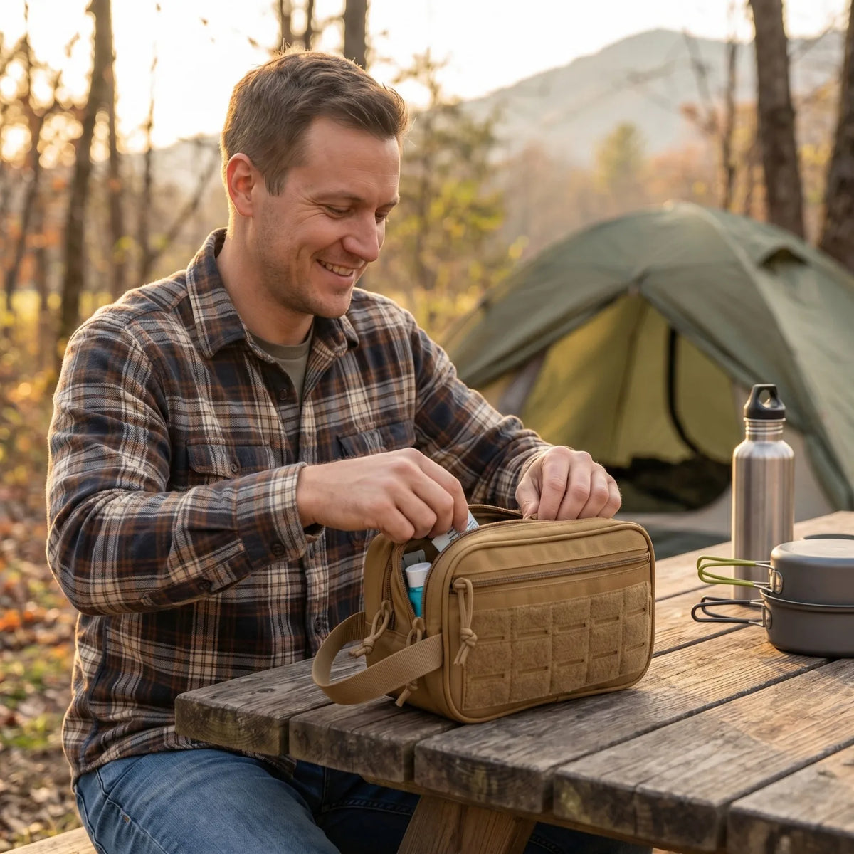 Refire Gear Tactical Toiletry Bag With Molle Attachment