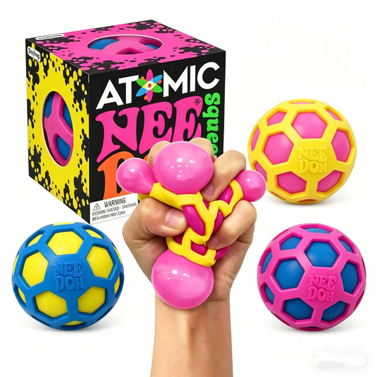 Schylling Atomic Stress Relief Ball Fidget Squishy Gift Toy