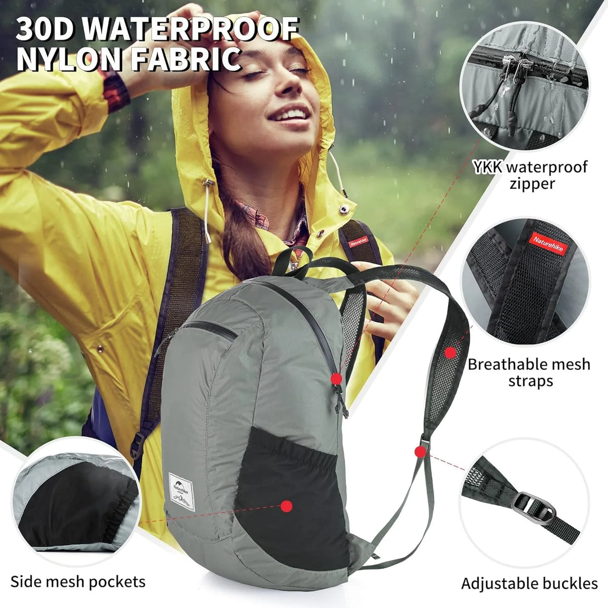 Naturehike Ultralight Foldable Waterproof Backpack For Hiking