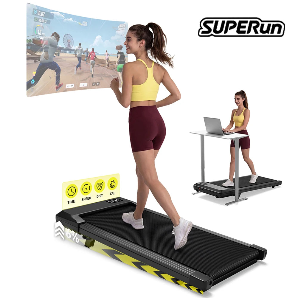 Superun Portable Walking Pad Mini Treadmill For Home And Office