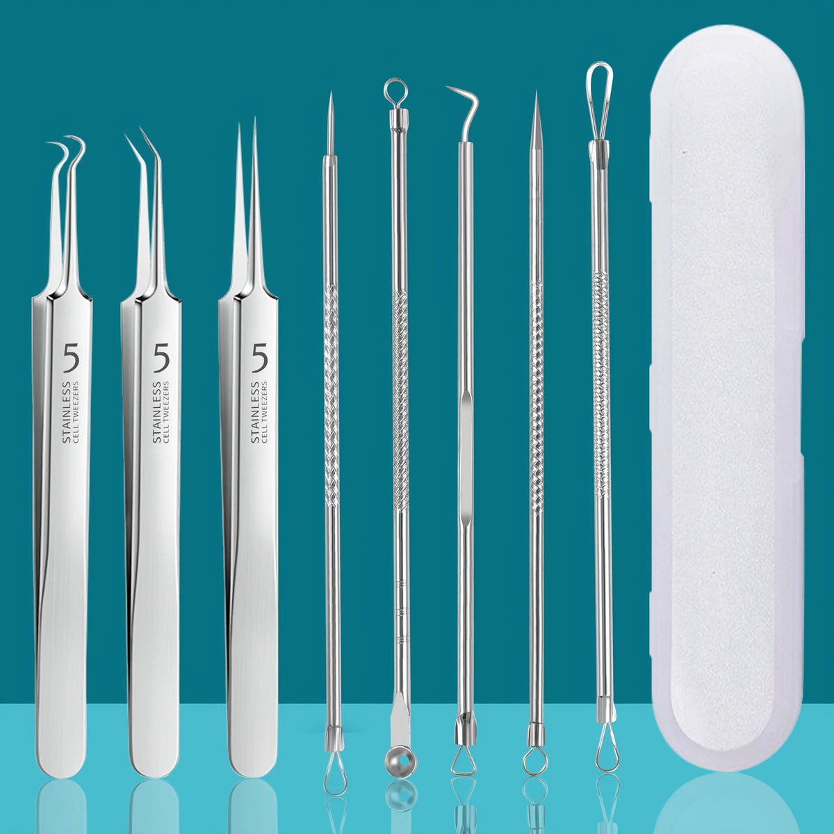 Stainless Steel Acne Extraction Kit For Professional Skincare