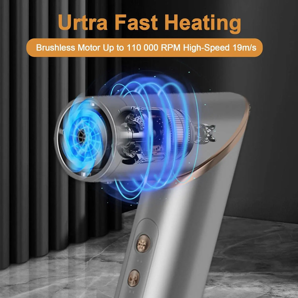 Avenho 8 In 1 Foldable Hair Dryer Multifunction Styler