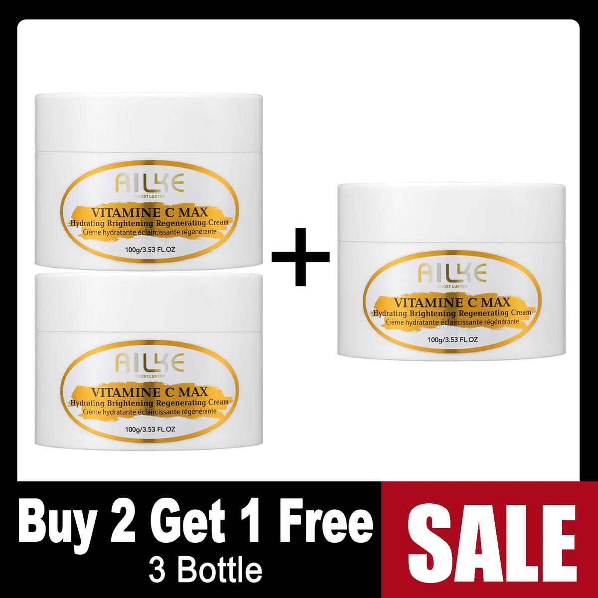 AILKE Vitamin C Body Cream For Brightening And Deep Hydration