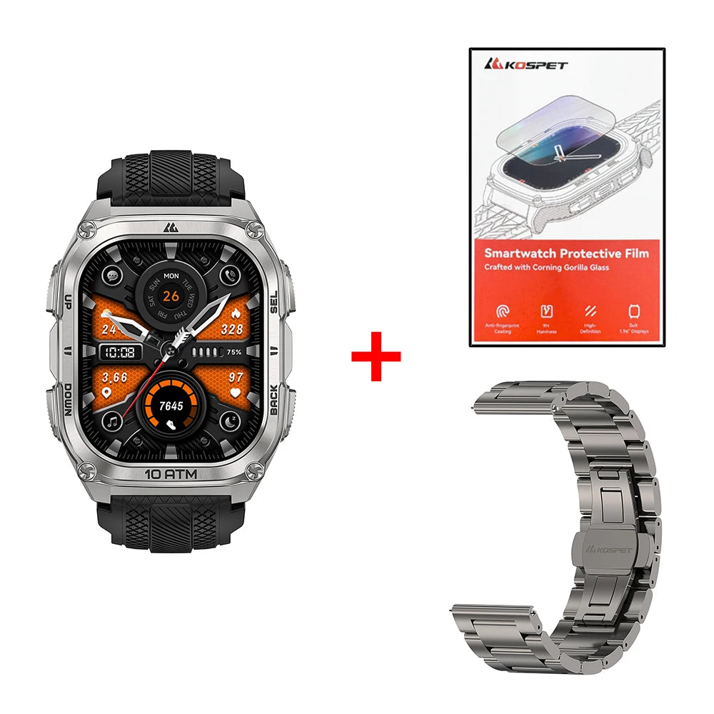 KOSPET Tank M4 Smart Watch With GPS And Health Monitoring